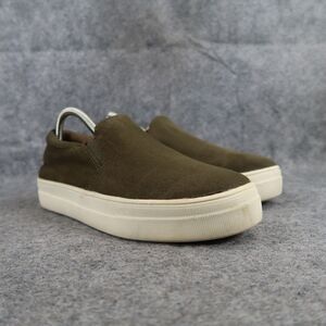 Brash Shoes Womens 7 Sneakers Slip On Platform Casual Fashion Green Lifestyle